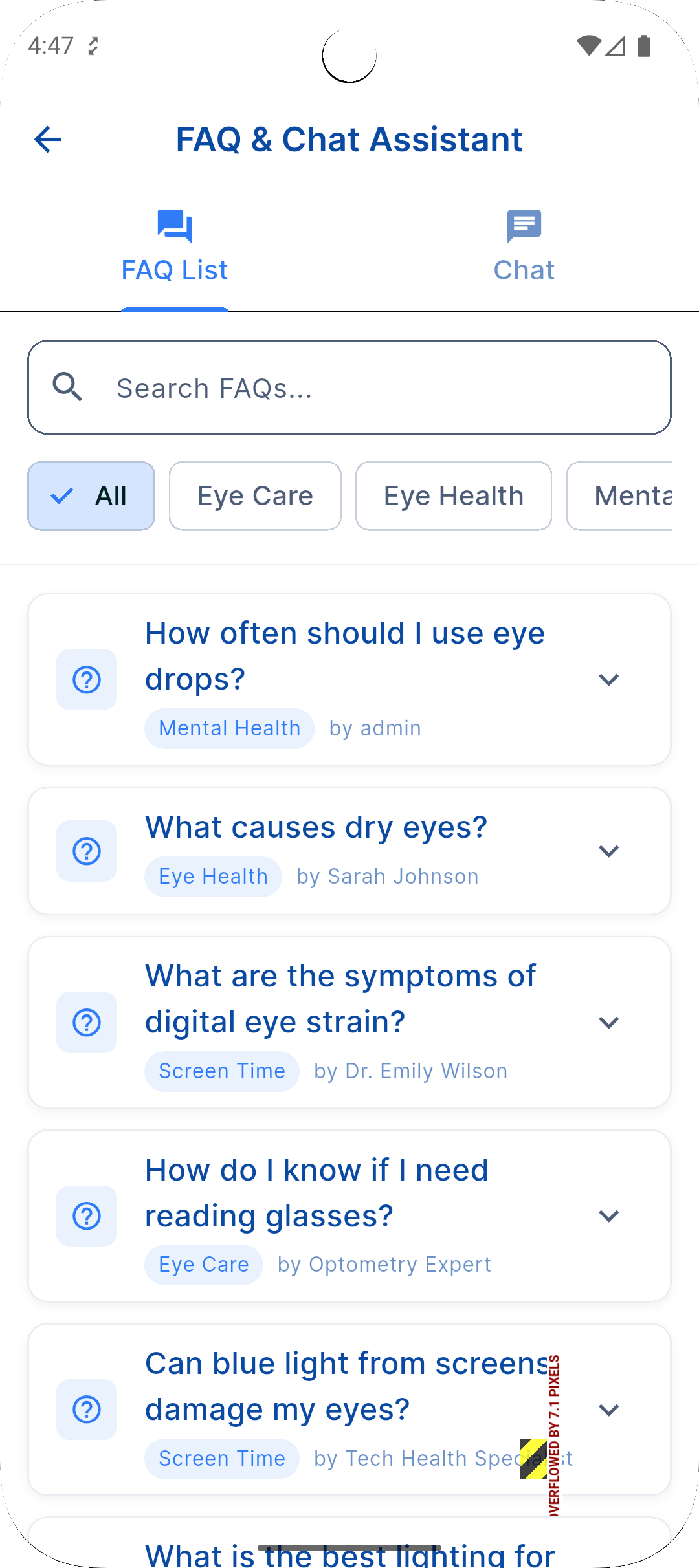 Real-time Monitoring - App Screen
