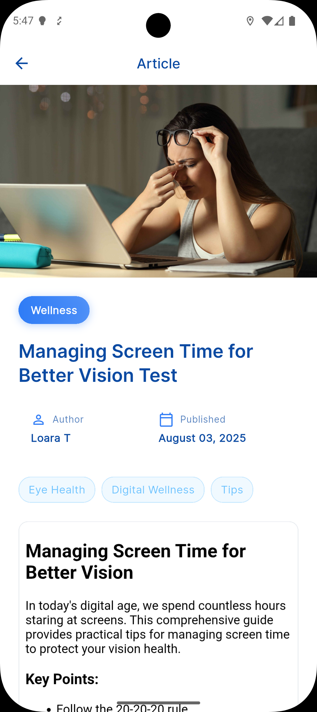 Expert Consultation - App Screen